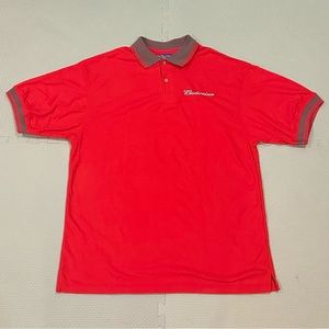 Budweiser Beer Polo Shirt Size Large